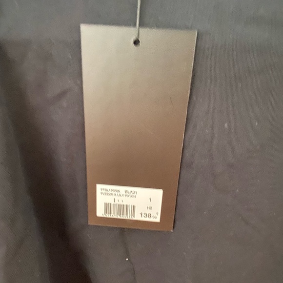 Kooples Black T-Shirt Long Sleeve fleece and lily patch size 1 - Picture 4 of 4